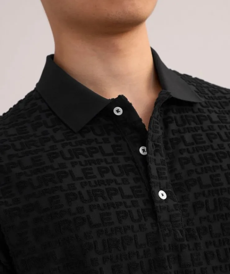 Terry Jacquard Polo
