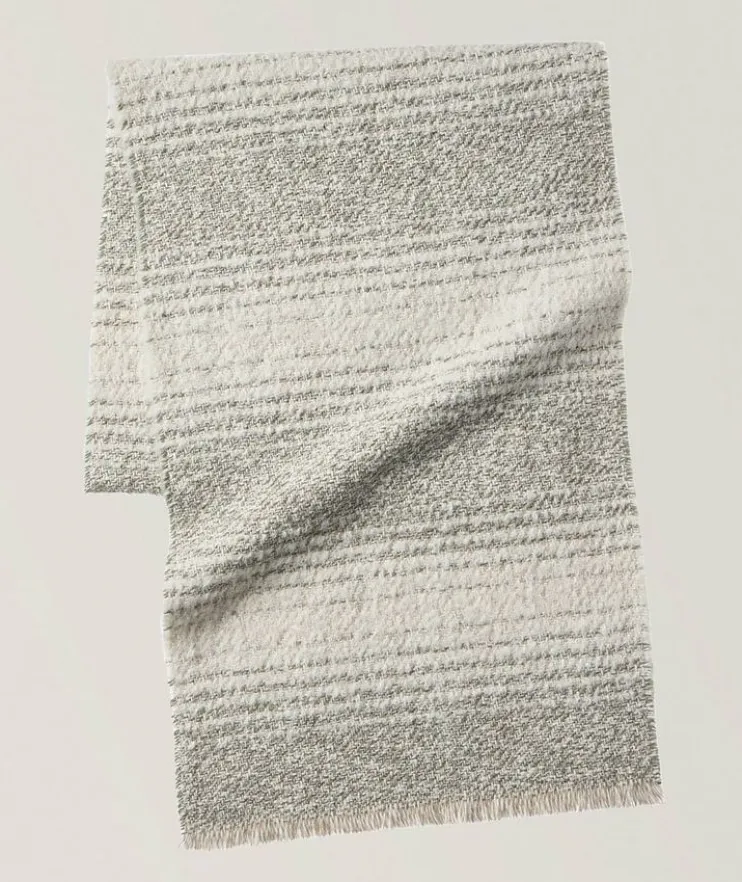 Textured Ombré Cashmere-Blend Scarf