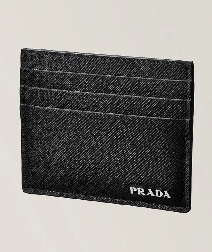 Textured Saffiano Leather Cardholder