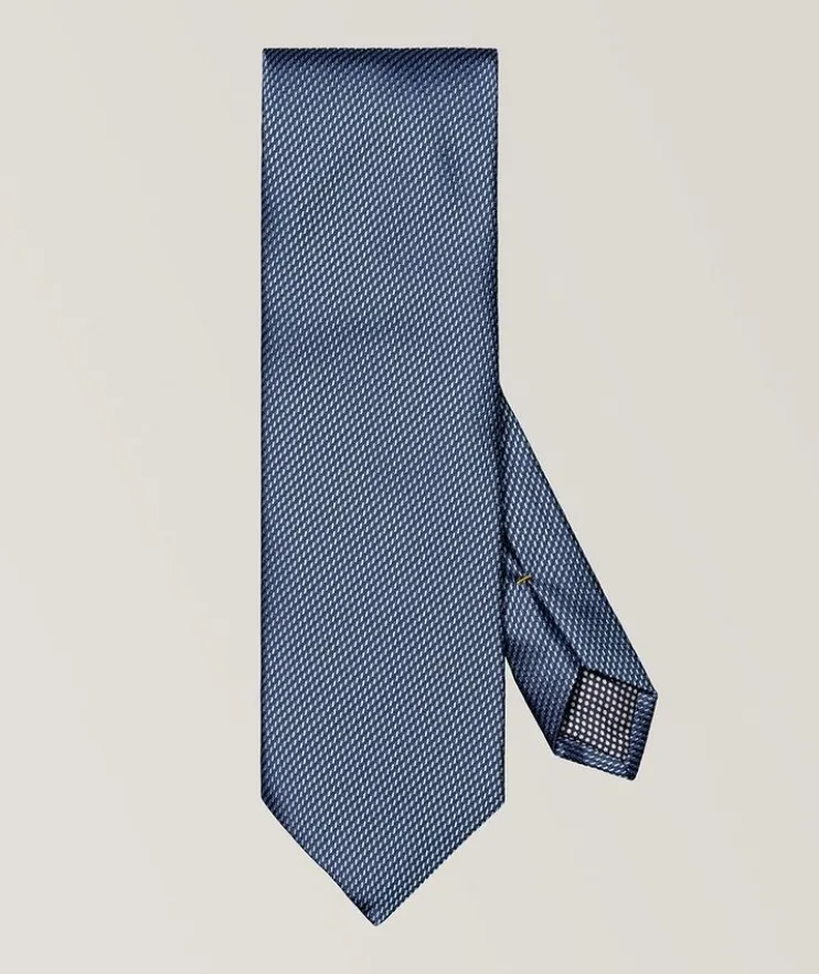 Textured Weave Silk Tie