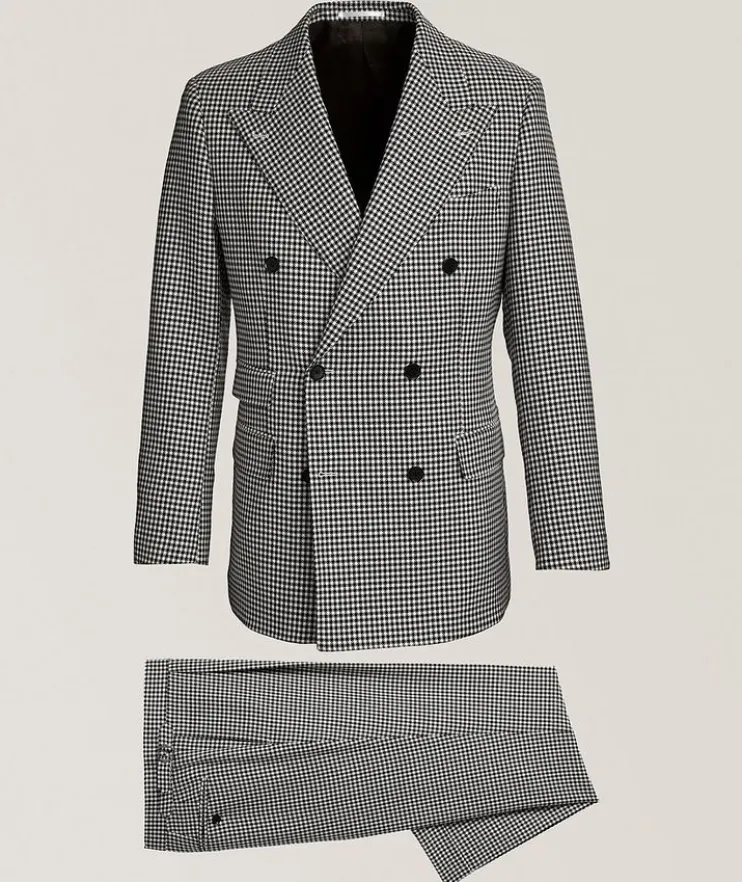 70th Anniversary Houndstooth Double-Breasted Suit