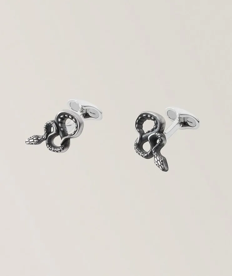 The Legend of the Zodiac Snake Cufflinks