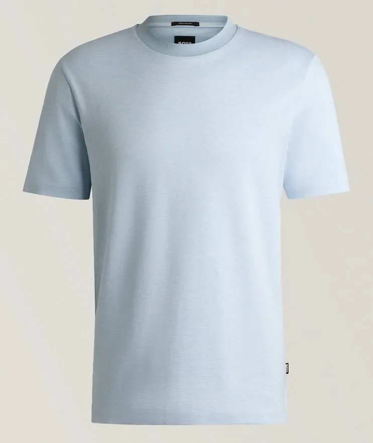 Thompson Mercerized Cotton Crewneck T-Shirt