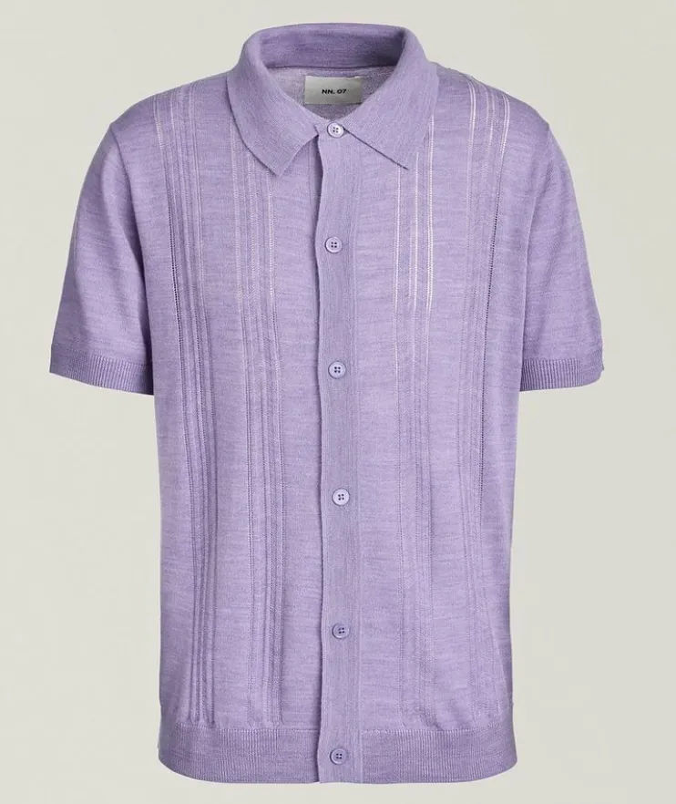 Thor Textured Wool-Blend Cardigan