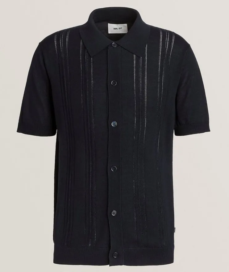 Thor Textured Wool-Blend Cardigan