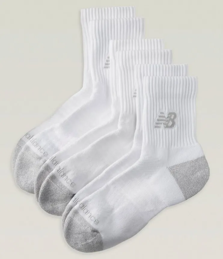 Three-Pack Active Quarter Socks