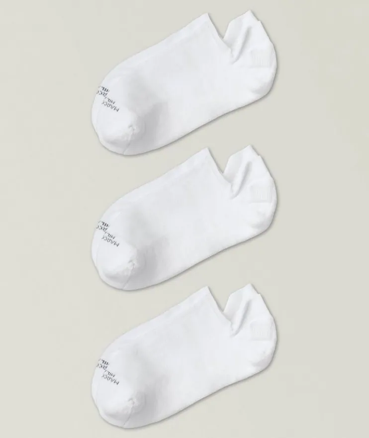 Three-Pack Invisible Sneaker Socks