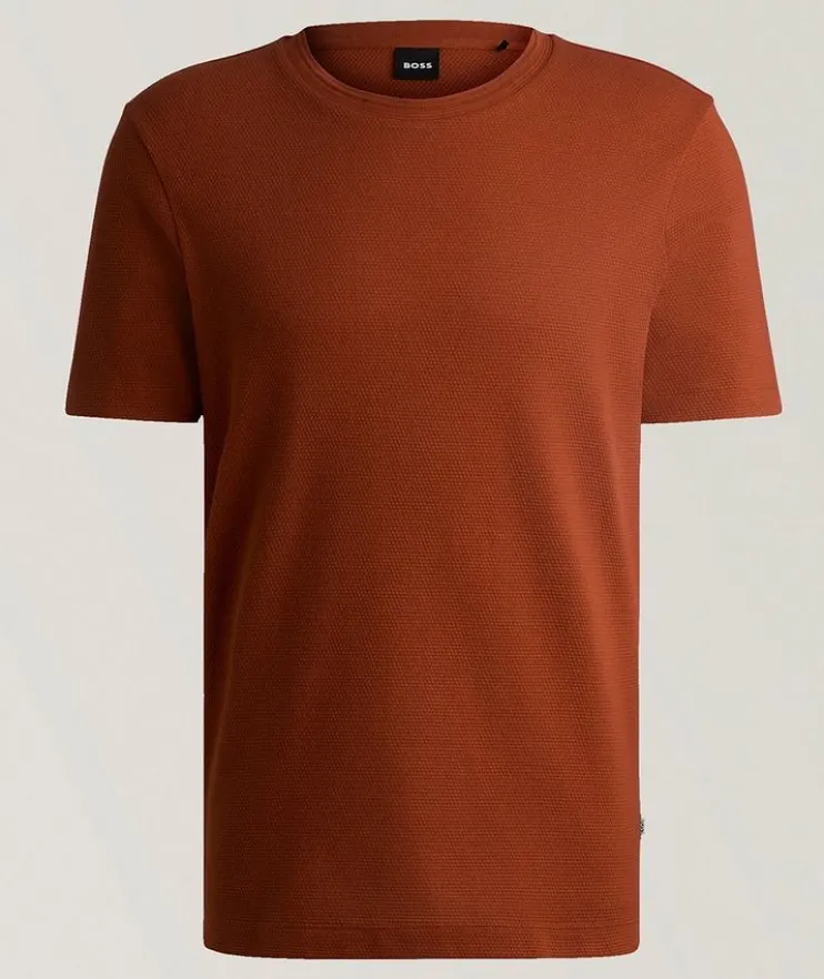 Tiburt Cotton-Blend Crewneck T-Shirt