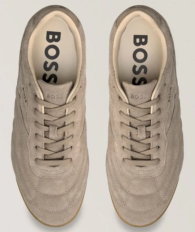 Titanium Suede Sneakers