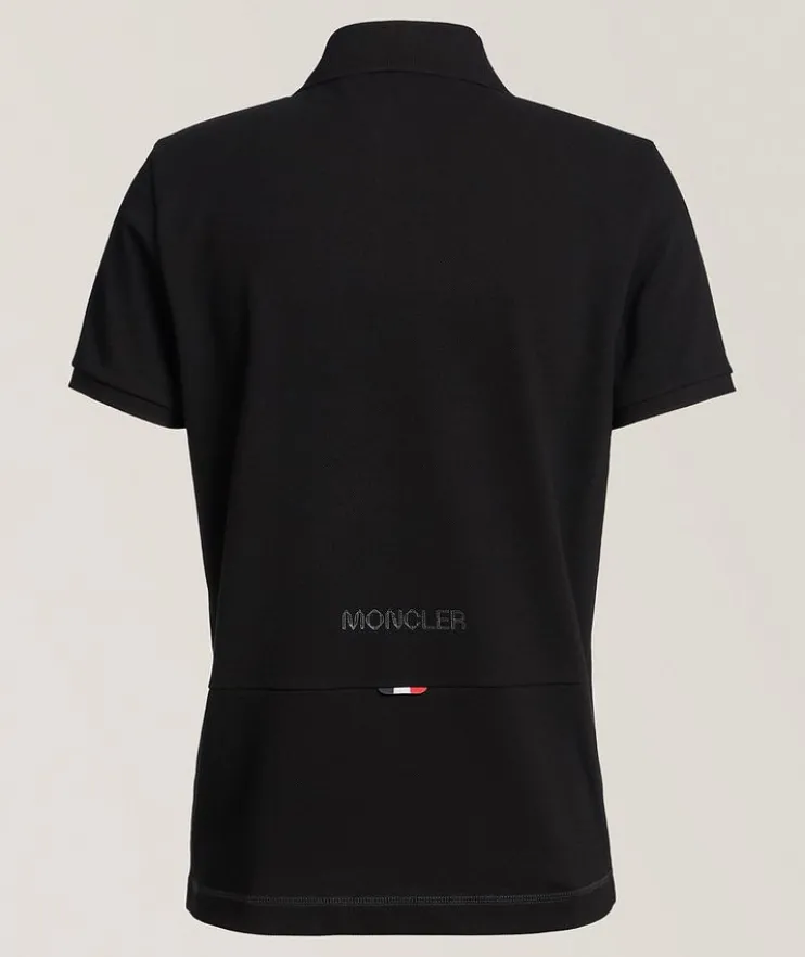 Tonal Logo Cotton Piqué Polo