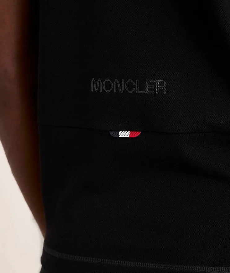 Tonal Logo Cotton Piqué Polo