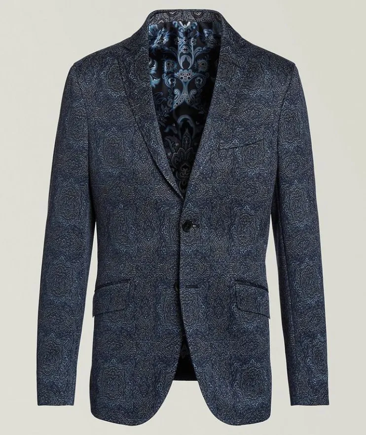 Tonal Medallion Sport Jacket