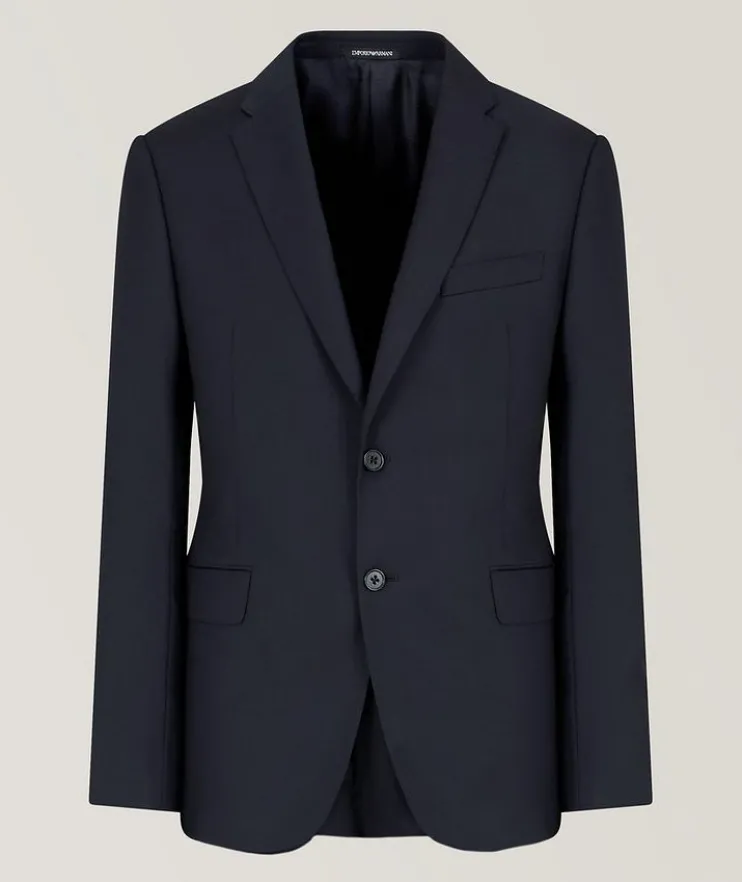 Tonal Micro Stripe Wool Suit