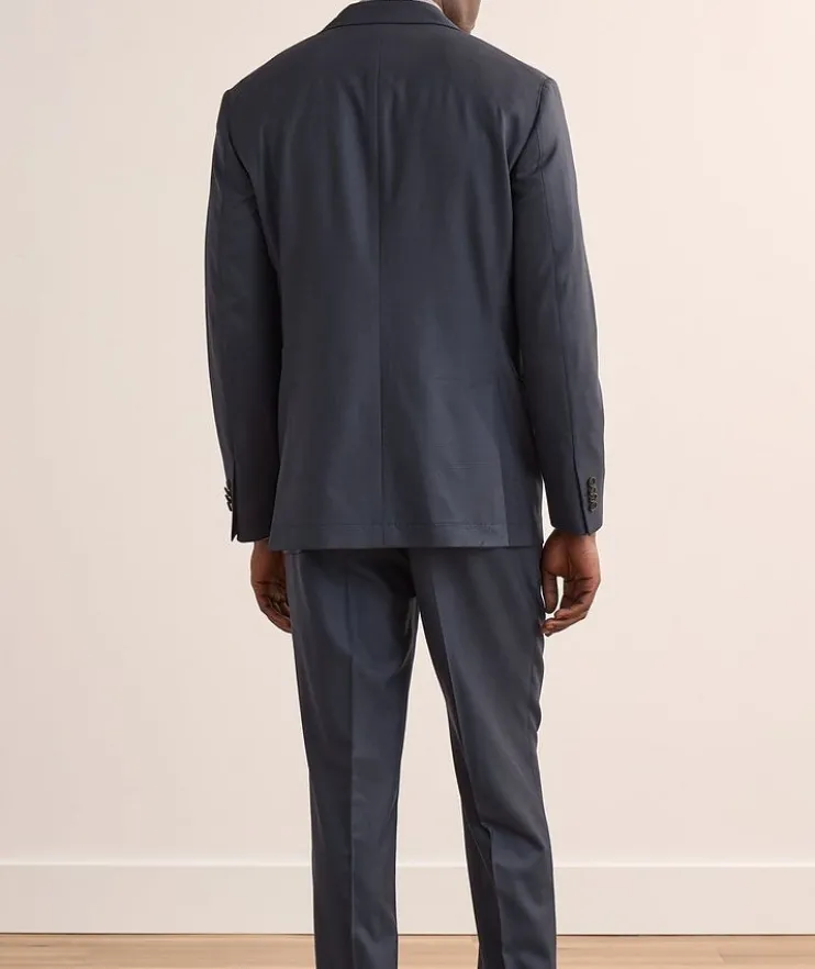 Tonal Micro-Houndstooth Virgin Wool Suit