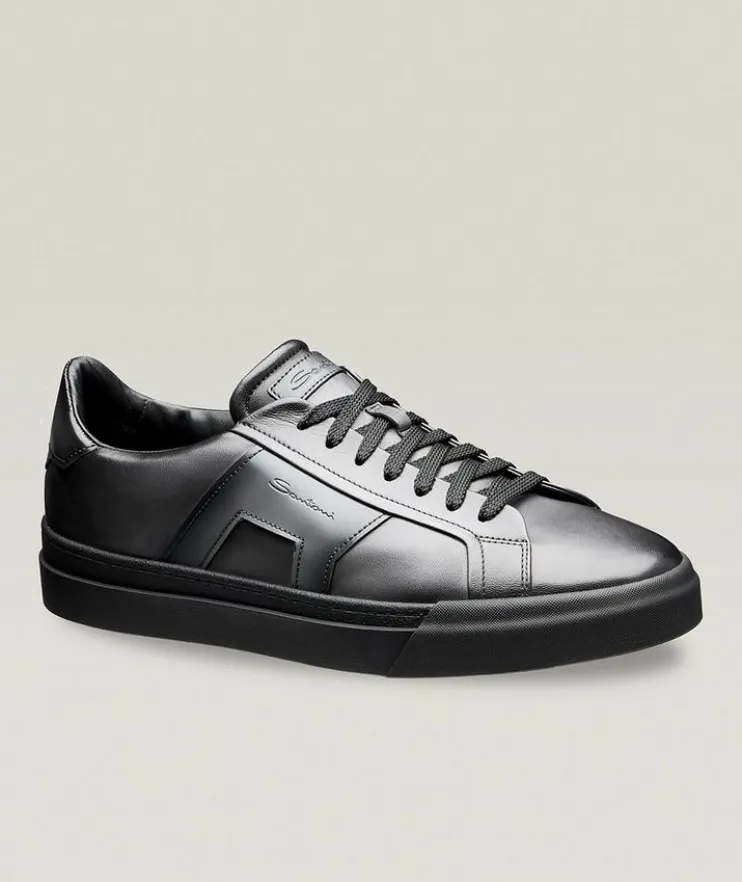 Tonal Nappa Leather Sneakers