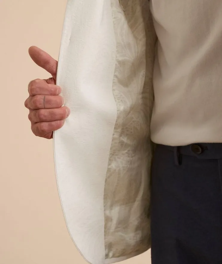 Tonal Paisley Jacquard Sport Jacket