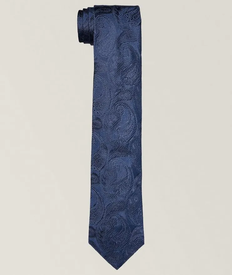 Tonal Paisley Silk Tie