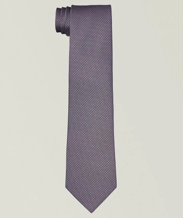 Tonal Star Silk Tie