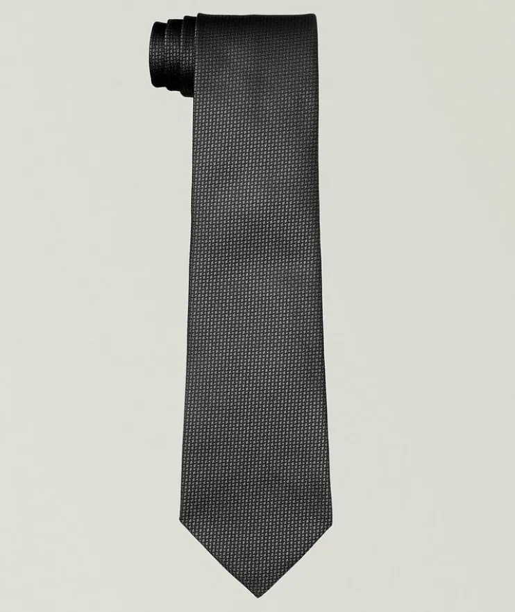 Tonal Star Silk Tie