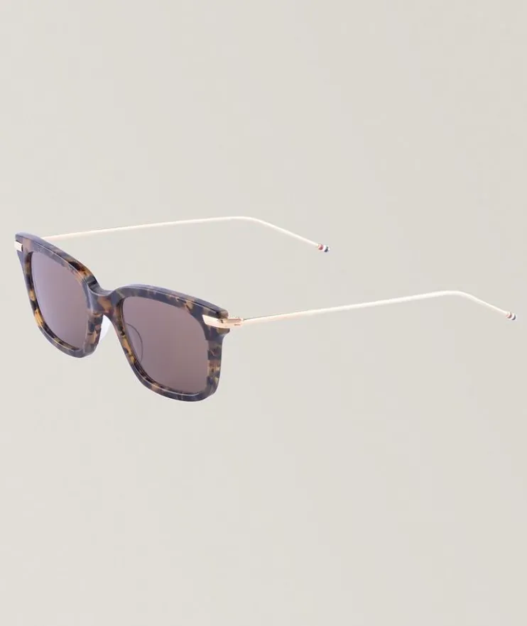 Tortoise Acetate & Titanium Sunglasses