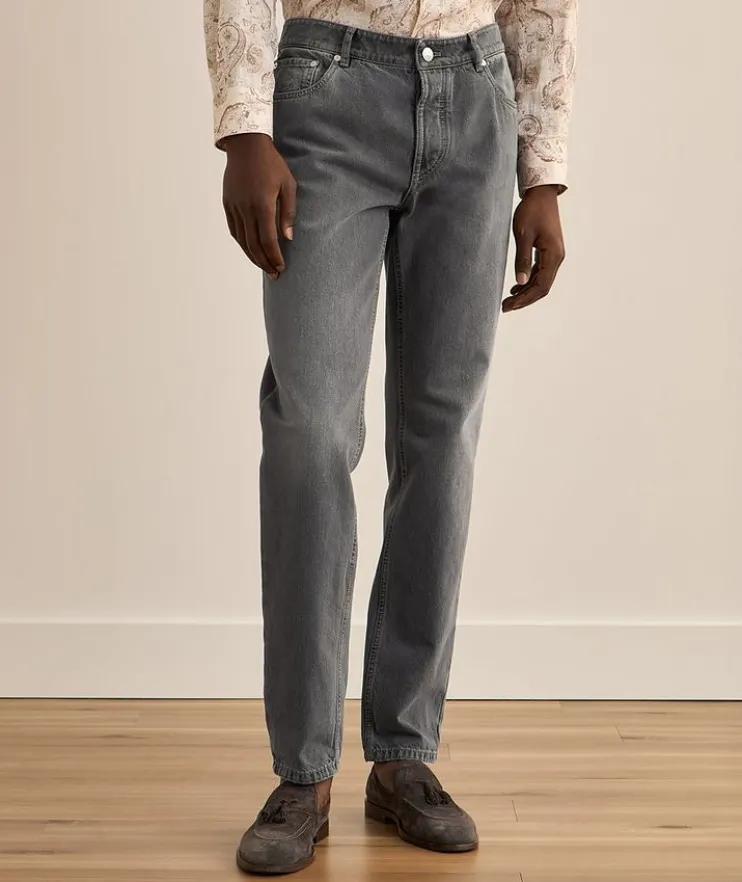 Traditional-Fit Cotton Denim