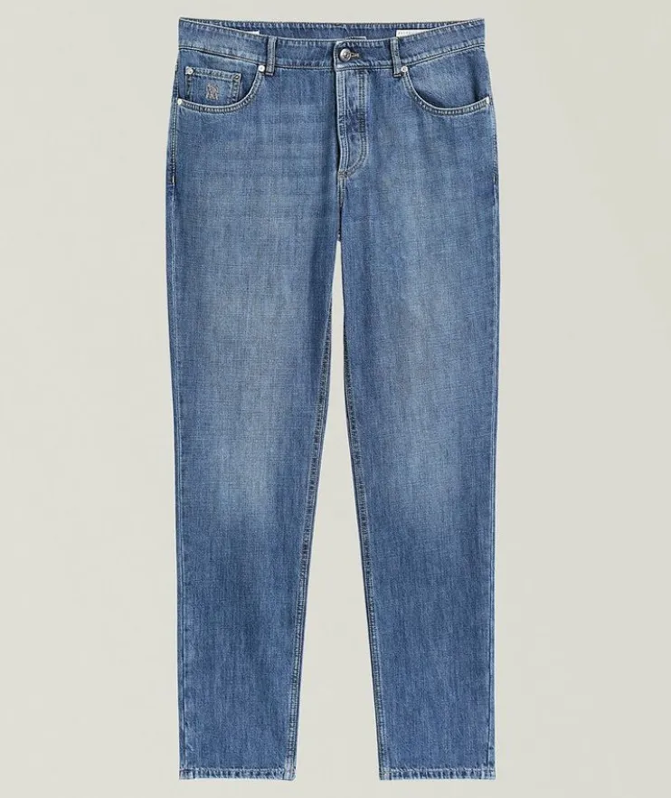 Traditional-Fit Lightweight Jeans