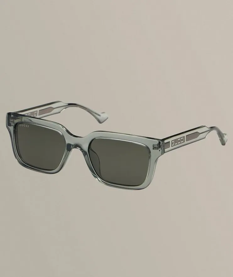 Transparent Square Frame Sunglasses