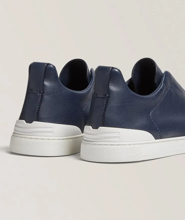 Triple Stitch SECONDSKIN Leather Sneakers