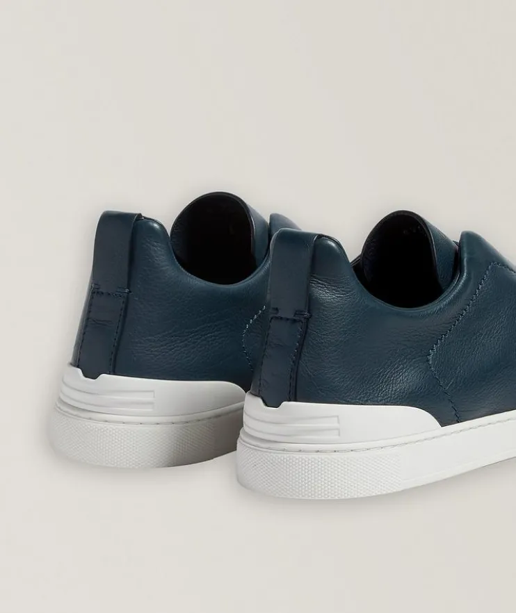 Triple Stitch SECONDSKIN Leather Sneakers