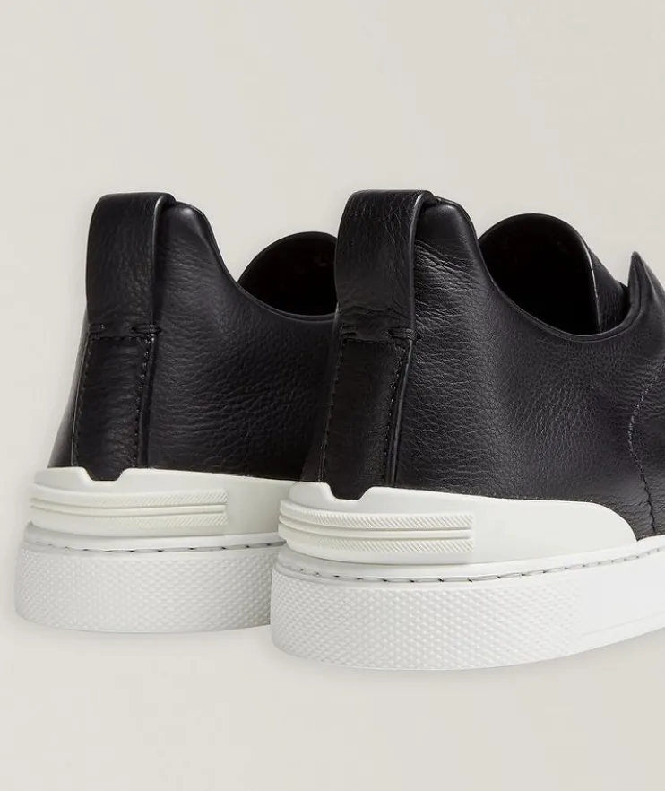 Triple Stitch SECONDSKIN Leather Sneakers