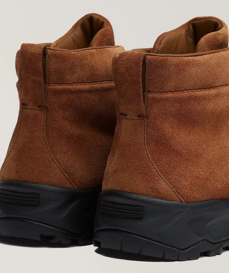 Triple Stitch Vetta Suede High-Top Sneakers