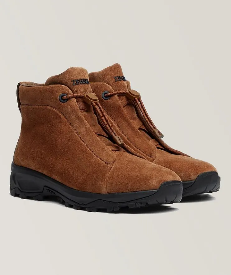 Triple Stitch Vetta Suede High-Top Sneakers