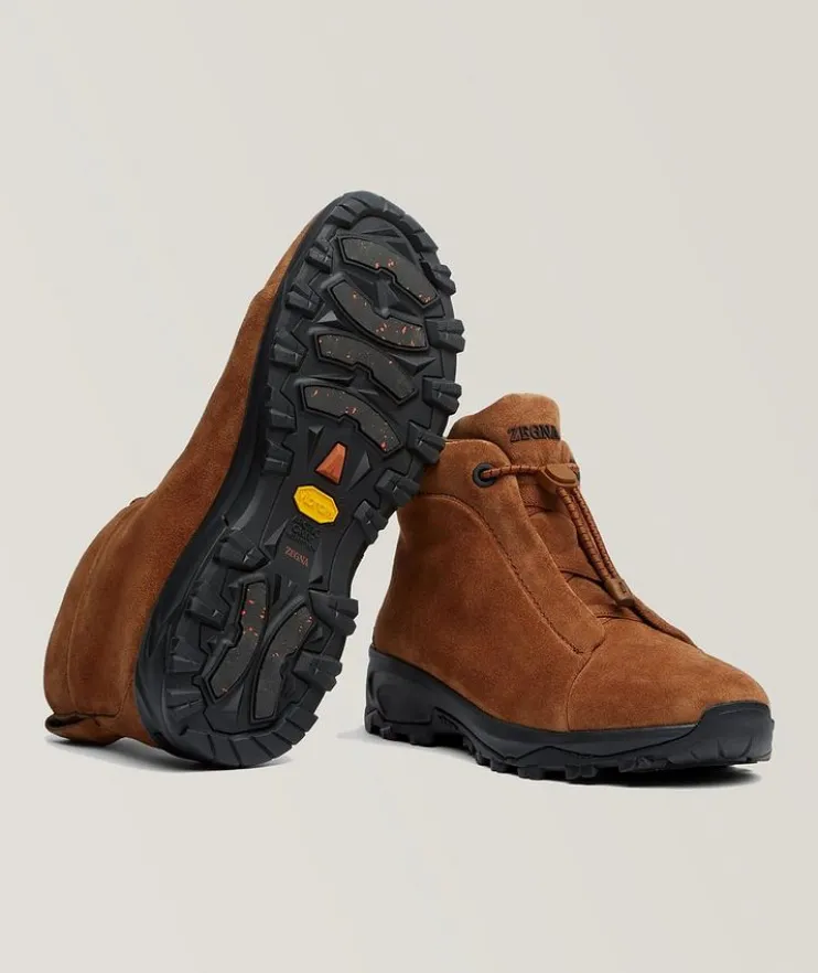 Triple Stitch Vetta Suede High-Top Sneakers