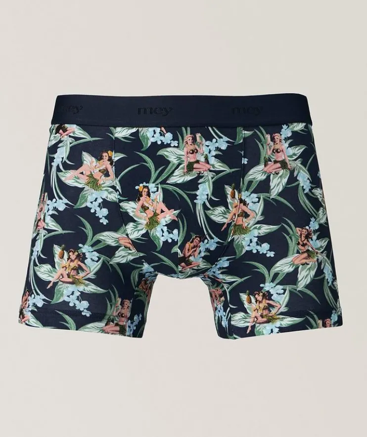 Tropical Trunk-Shorty Boxer Briefs