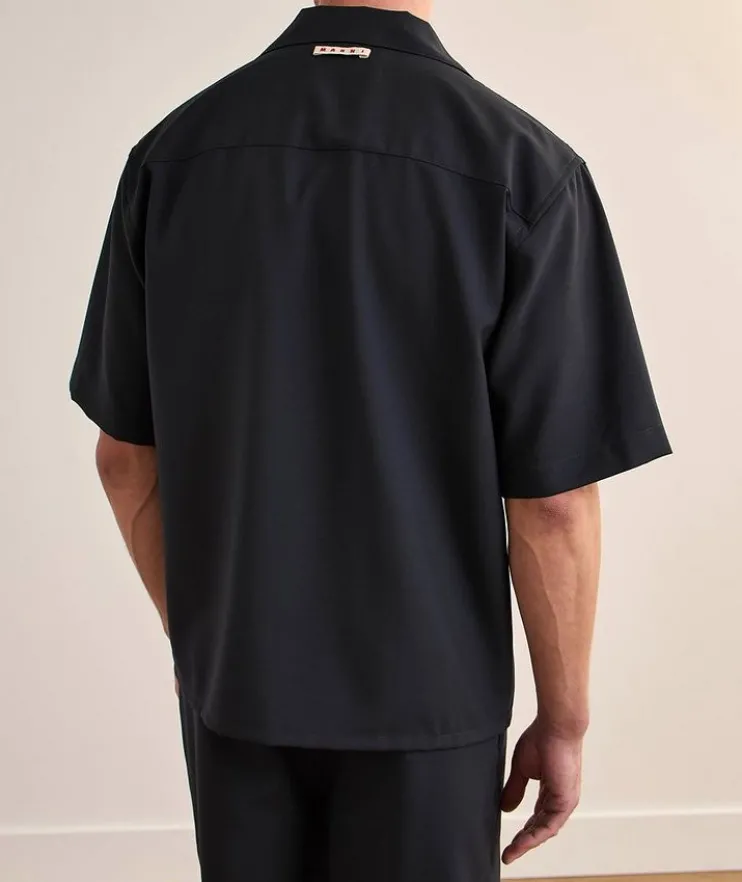 Tropical Wool Camp Shirt