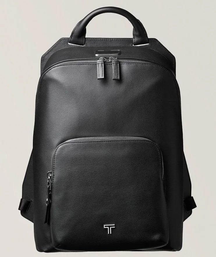 Turin Large Leather Davide Backpack