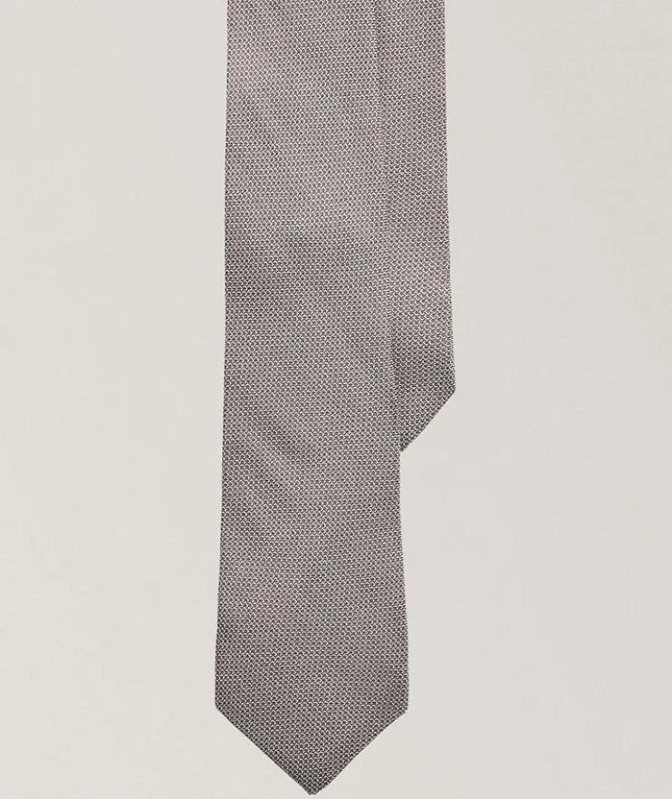 Tweed Cashmere-Silk Tie