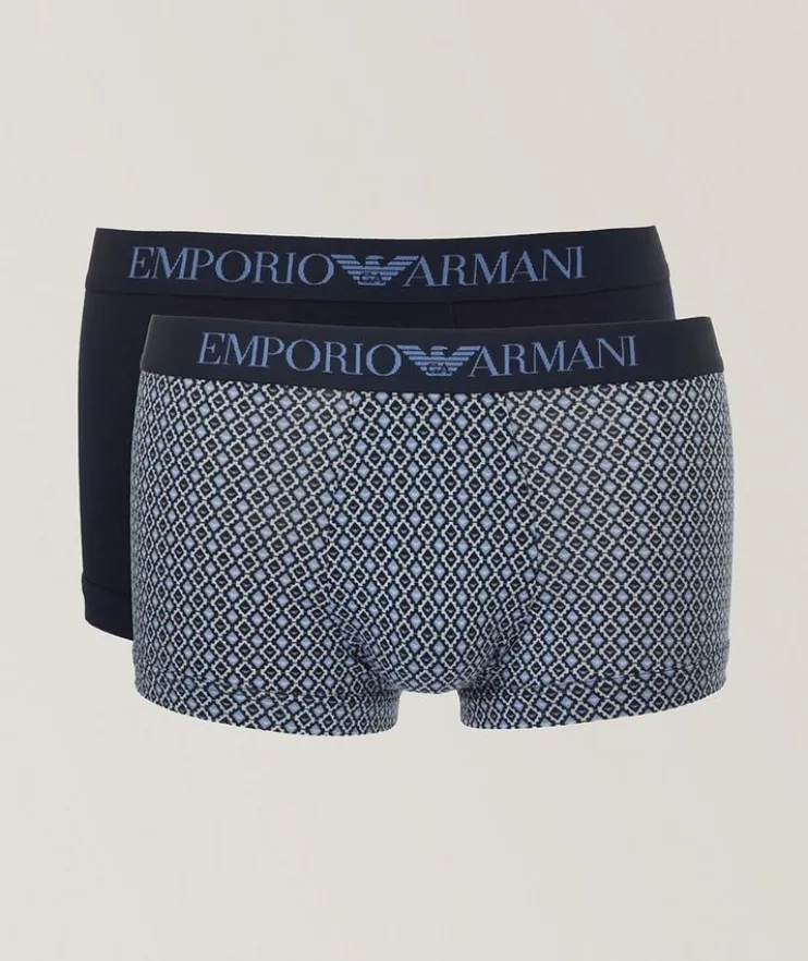 Two-Pack Mixed Print Boxer Briefs