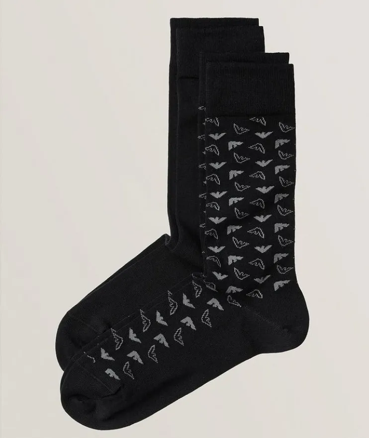 Two-Pack Stretch-Cottons Socks