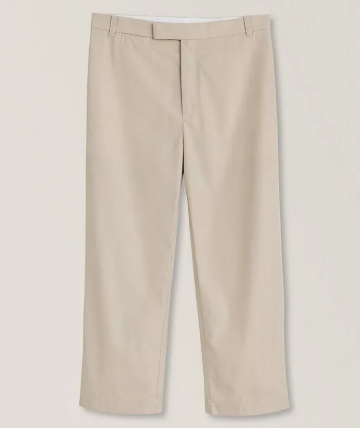 Typewriter Cloth Straight Leg Pants