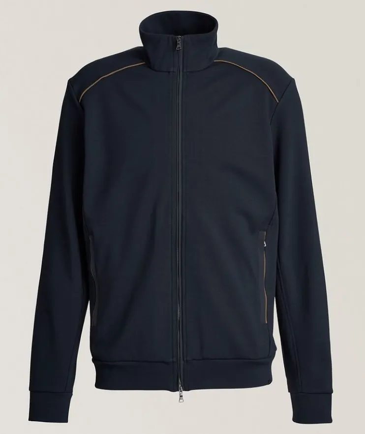 Typhoon Re-4x4 Full-Zip Piping Sweater