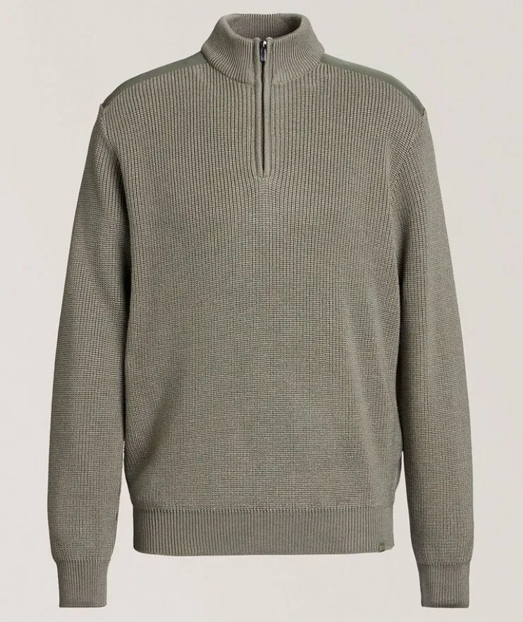 Typhoon Virgin Wool Quarter-Zip Sweater
