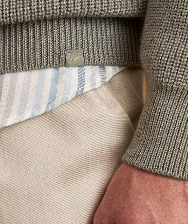 Typhoon Virgin Wool Quarter-Zip Sweater