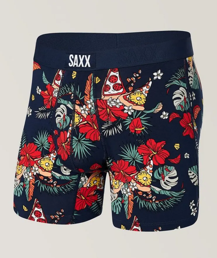 Ultra Hawaiian Pizza Print Boxer Briefs
