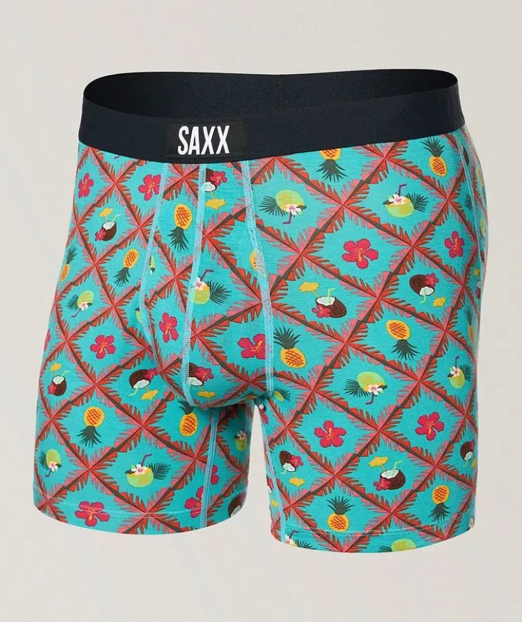 Ultra Pina Colada Plaid Boxer Brief