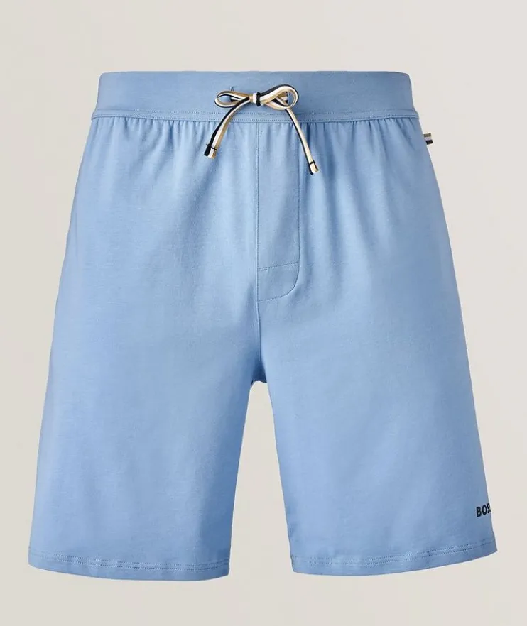 Unique Stretch-Cotton Shorts