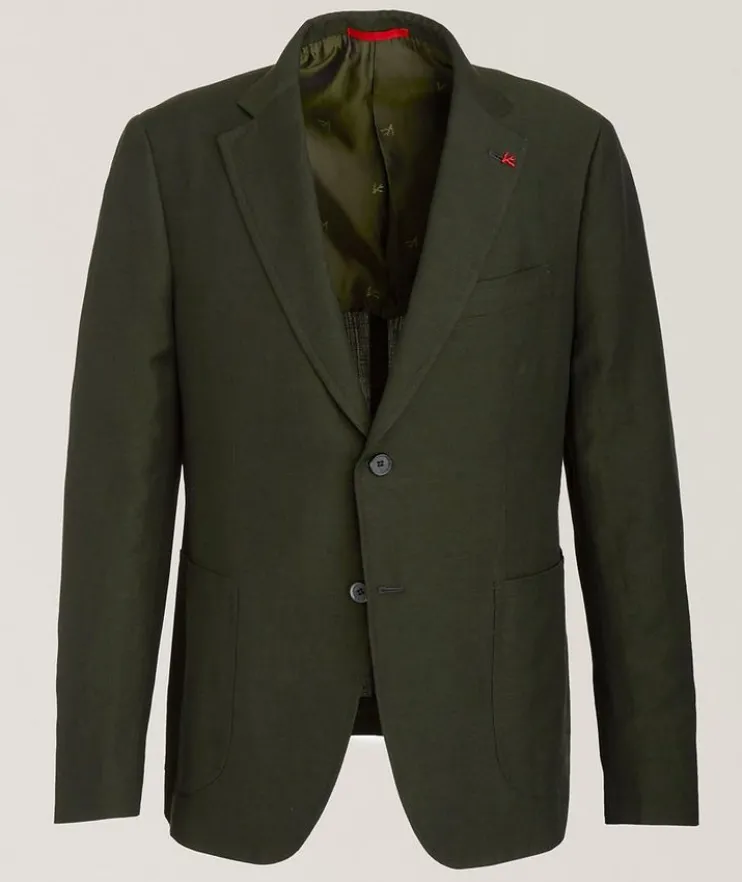 Unito Superlight Wool-Linen Suit Jacket