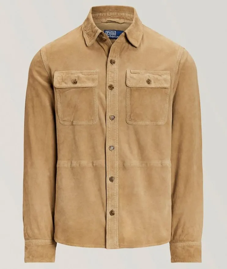 Utility Suede Overshirt