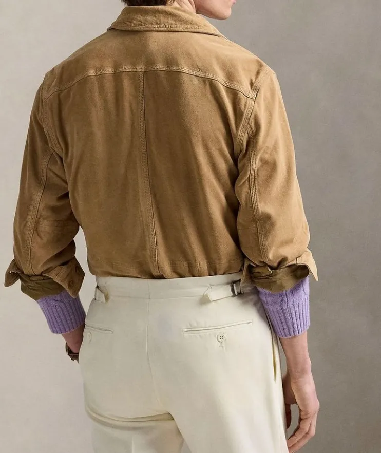 Utility Suede Overshirt