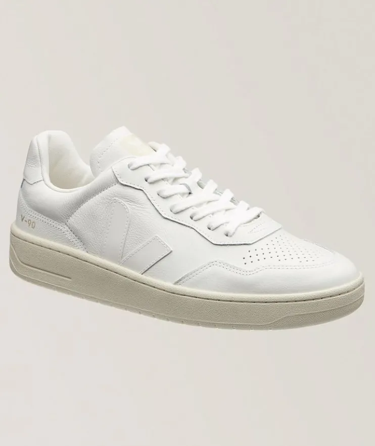 V-90 Leather Court Sneakers